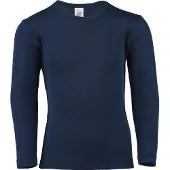 Engel - Kinder Unterhemd L/S - Merino-ondergoed 176, blauw