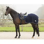 QHP Uitrijdeken wol quarter Navy XL - Zweetdeken