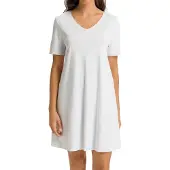 Hanro Nachthemd ' Cotton Silk ' wit