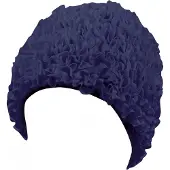 Beco badmuts franje dames stof donkerblauw
