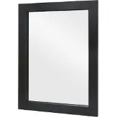 MCW Wandspiegel -L86, badkamerspiegel, spiegelbadkamermeubel, MVG-gecertificeerd 72x52cm ~ zwart