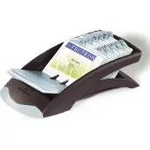 Durable Visifix Desk Visitekaarthouder Zwart, grijs Speciaal Kunststof 10,4 x 24,5 x 6,7 cm