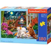 Castorland puzzel 180 stukjes - Katten op het dak, 7+ jaar