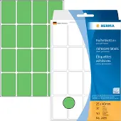 Herma - étiquettes multi-usage, 25 x 40 mm, vert, grand paquet contenu: 512 pièces -2455