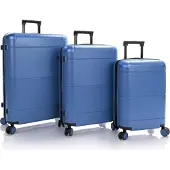 Heys Zen 4 wielen Kofferset 3-delig met uitbreidingsplooi blauw