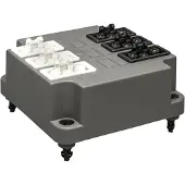 ABB 3640 GST18 Connector Afdekking 6x3P Zwart Wit - 1SPA007130F9585