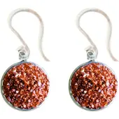 Charme Bijoux Allergievrije oorbellen Olena roestbruin-
