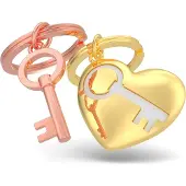Metalmorphose Sleutelhanger You Are The Key To My Heart Metaal 3D