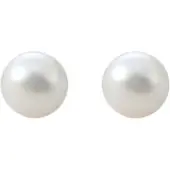 Charme Bijoux Allergievrije Synthetische parel oorbellen wit 8 mm