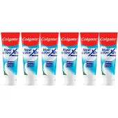 Colgate Triple Action Whitening tandpasta - 6x75ml - Voor Witte Tanden - Voordeelverpakking