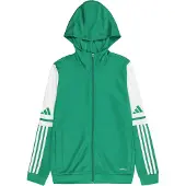 Adidas Sportief sweatvest 'SQ25' grasgroen / wit