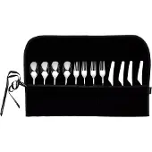 Hardanger Bestikk Cutlery Bag Cutlery - Serveerbestek Black - 755099
