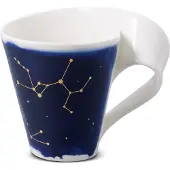 Villeroy & Boch NewWave Sterren Boogschutter, Kopje, Blauw, Wit, Zwart