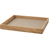 Lind DNA Dienblad Square S Even Nupo Clay Brown / Teak