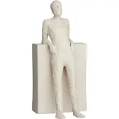 Kähler Character The Hedonist Sculpture - Beeldjes Keramiek White - 691019