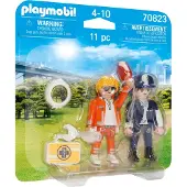 Playmobil DuoPack spoedarts en politieagente - 70823