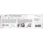 Tombow alcohol-based ABT marker set warm gray kleuren (5 stuks)