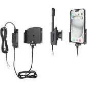 Brodit 727370 iPhone 15 & 15 Pro houder, Smartphonehouder, Zwart