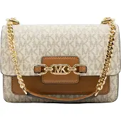 Michael Kors Schoudertas ecru / cognac / grijs