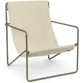 Ferm Living Desert Loungestoel Olive | Cloud