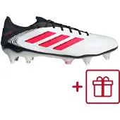 Adidas Copa Pure III Elite IJzeren-Nop Voetbalschoenen (SG) Wit Zwart Rood