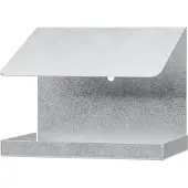 Alberts 355098 Vogelhuisje met schuin dak | Stalen nestkastje in verschillende trendy kleuren | Vogelnestje om op te hangen of neer te zetten | Afmeting 120 x 150 x 120 mm
