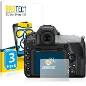 BROTECT Screenprotector 3 Stuks voor Nikon D850 Beschermglas transparant