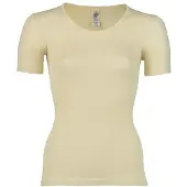 Engel - Women's Kurzarm Shirt - Merino-ondergoed 46/48, beige