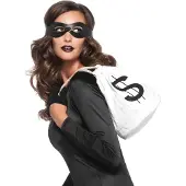 Leg avenue A2740 Schurken Set (zwart)