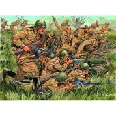 Italeri Modelbouwpakket Militaire voertuigen - 6057 Russian Infantry - Russische Soldaten WWII - 46 Figuren Plastic - 1:72 - Modelbouw
