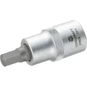 Toolcraft Steckschlüssel-Einsatz 12.5 mm (1/2”) mit Sechskant-Bit