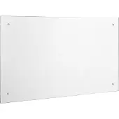 Neu.haus Achterwand spatscherm glas keuken 90x50 cm transparant