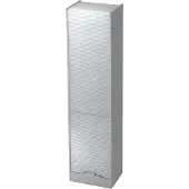 Hjh OFFICE PRO SIGNA R50 CE - Grijs/Zilver Roldeurkast Hoogte van de map | 5 OH Chrome metaal handgreep