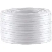 S-Impuls Telefoonkabel 4-aderig op rol | CCA (AWG30) | plat | wit | 25 meter