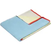 Hubsch - Block Towel Large Light blue/Multicolour Hübsch