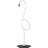 ELSTEAD LED-tafellamp Flamingo, wit / opaal, Woon-/ Eetkamer, metaal, Design, LED tafellamp