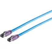 S-Impuls Premium S/FTP CAT8.1 40 Gigabit netwerkkabel / blauw - LSZH - 25 meter