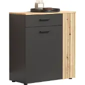 Trendteam Hoog dressoir met 2 deuren en 1 lade l80 cm esteban