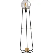 Näve Vloerlamp Stelo, zwart, Woon-/ Eetkamer, metaal, Modern, vloerlamp
