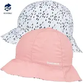 Waimea UV Zonnehoed Junior Reversible - Bali - Roze