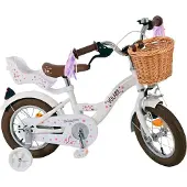 Volare Blossom Kinderfiets - Meisjes - 14 inch - Wit