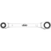Vigor V3607 V3607 Dubbele ringsleutelratelset Sleutelbreedte (metrisch) 12 - 13 mm