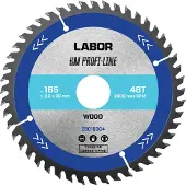 Labor HM cirkelzaagblad hout 165x30x2,2mm 48T