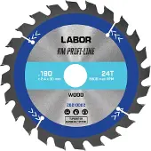 Labor HM cirkelzaagblad hout 190x30x2,4mm 24T