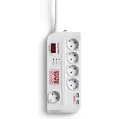 Salicru 680BA00005 Überspannungsschutz SPS SAFE MASTER, 5 Plugs+2xUSB
