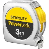 Stanley PowerLock 1-33-238 Rolmaat 3 m Kunststof