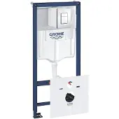 GROHE Rapid SL - Voorwand installatieset voor wandcloset, stortbak GD2, bedieningsplaat Skate Cosmo, chroom 38827000