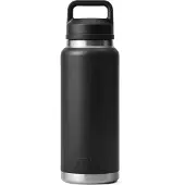 Yeti Coolers - Rambler Bottle Chug Cap - Isoleerfles 1064 ml, zwart/grijs