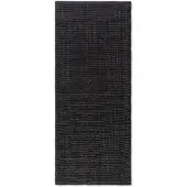 Hanse Home Handgeweven Jute Vloerkleed - Zwart 80 x 200 cm