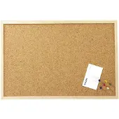 MAUL Kurk Prikbord Wandmontage 40 (B) x 1,4 (D) x 30 (H) cm Bruin